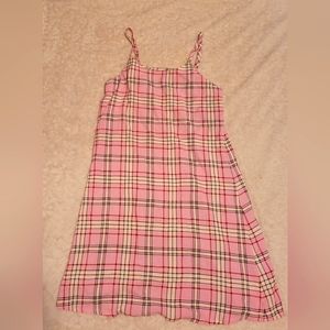 Art class, 6x, pink plaid